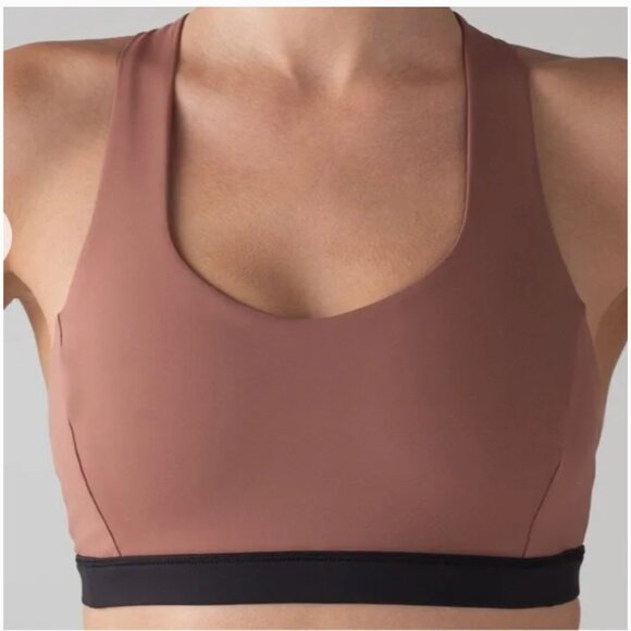 Lululemon Free to be Serena Bra - Nude and Black - Picture 3 of 5